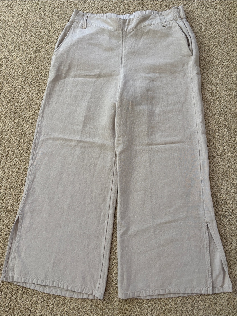 J Jill Linen Wide Leg Pants